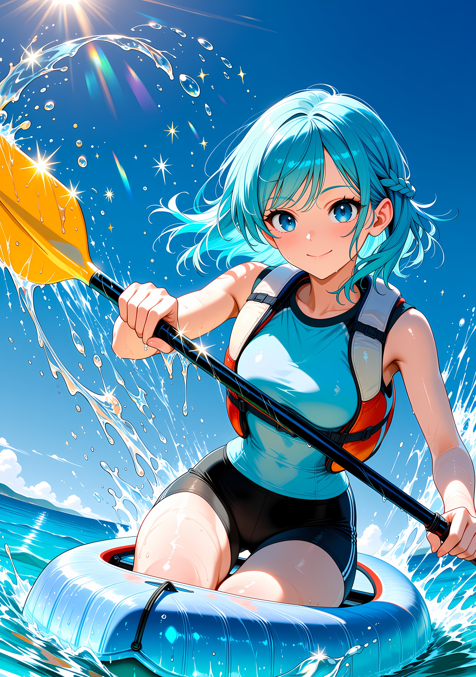 夏の光をかき分けて