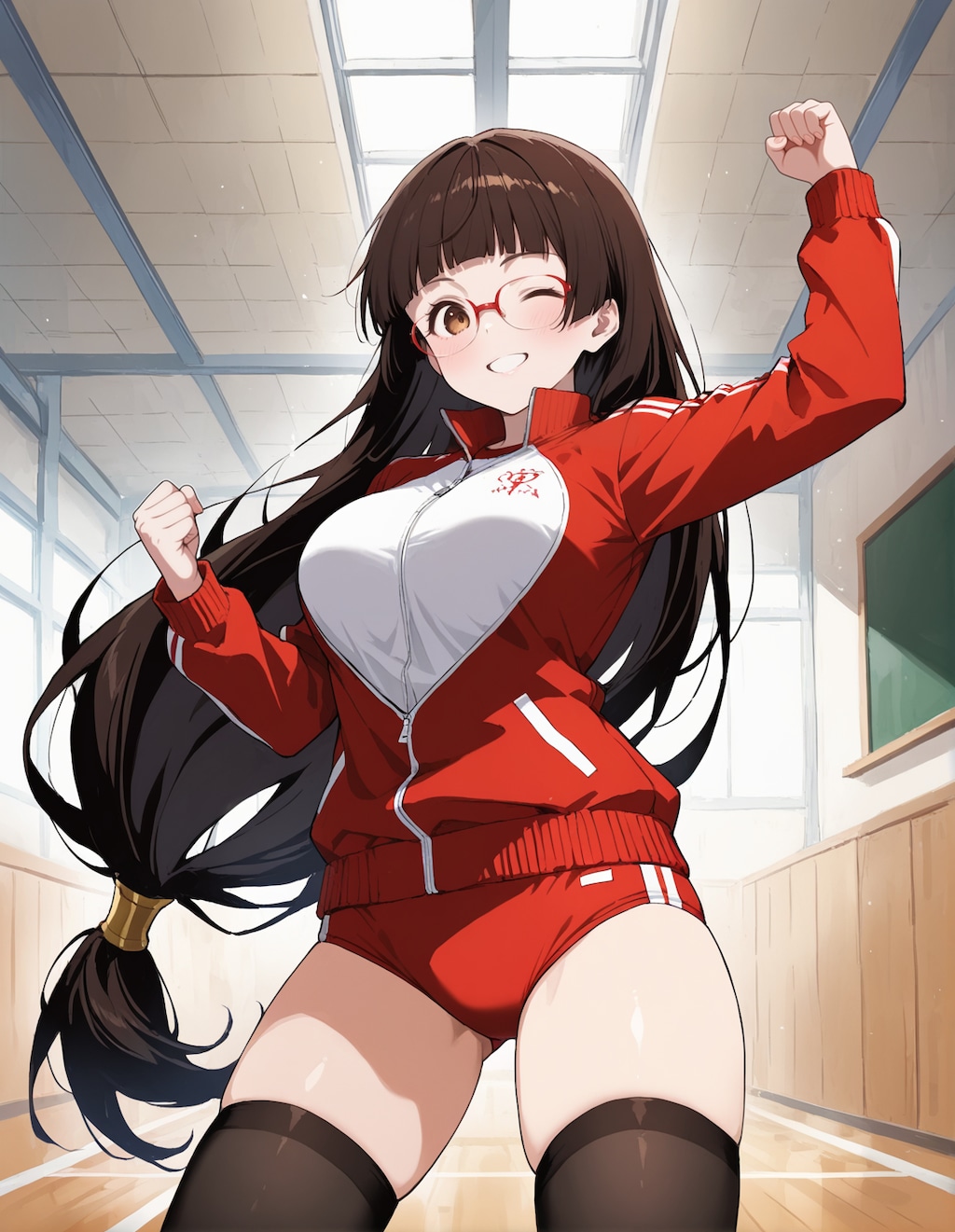 眼鏡っ子が応援したり誘惑したり✨
