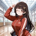 眼鏡っ子が応援したり誘惑したり✨ 2枚目
