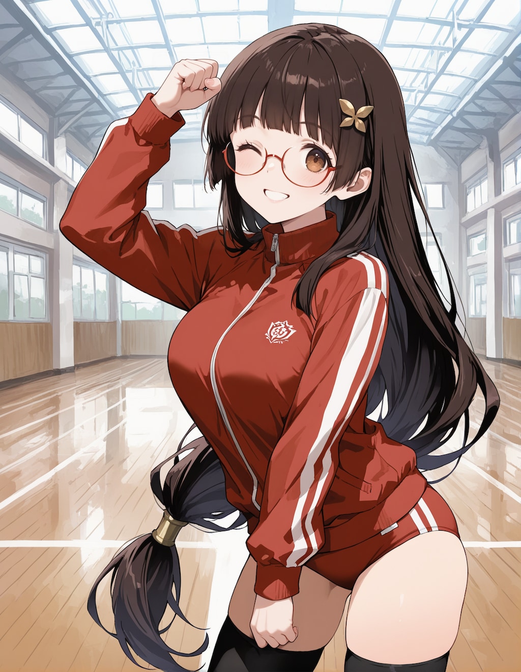 眼鏡っ子が応援したり誘惑したり✨