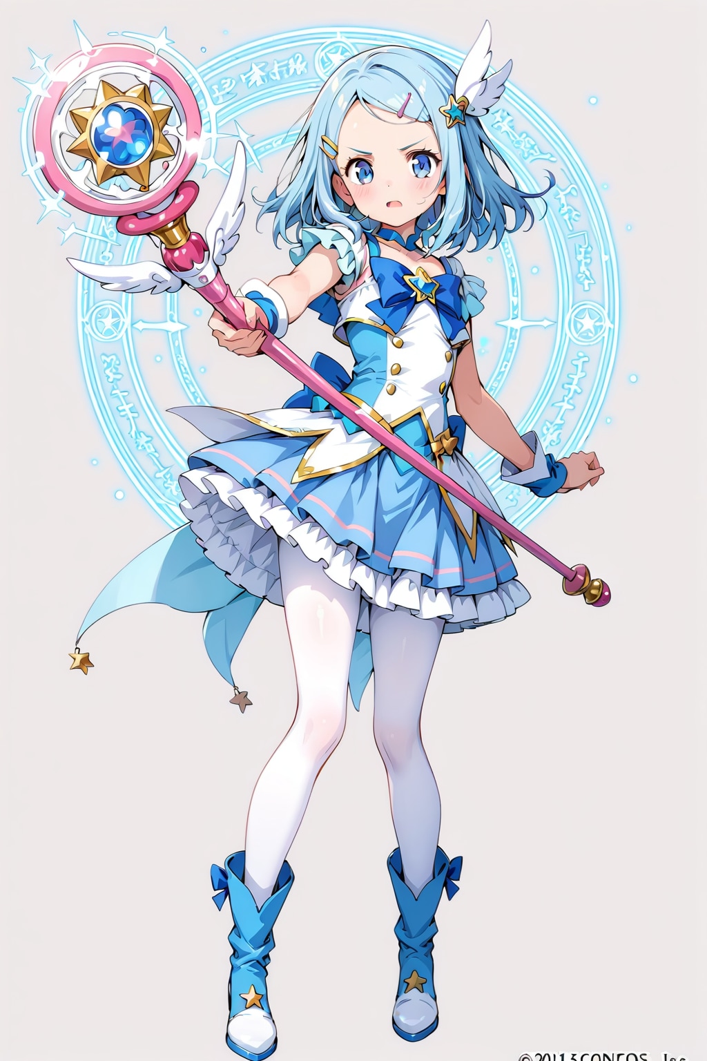 魔法少女ちゃん１６（うみ） | の人気AIイラスト・グラビア