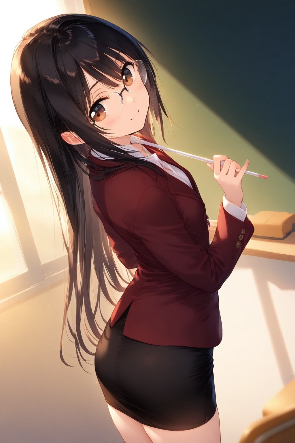 女教師な黒髪ちゃん【WAVE】