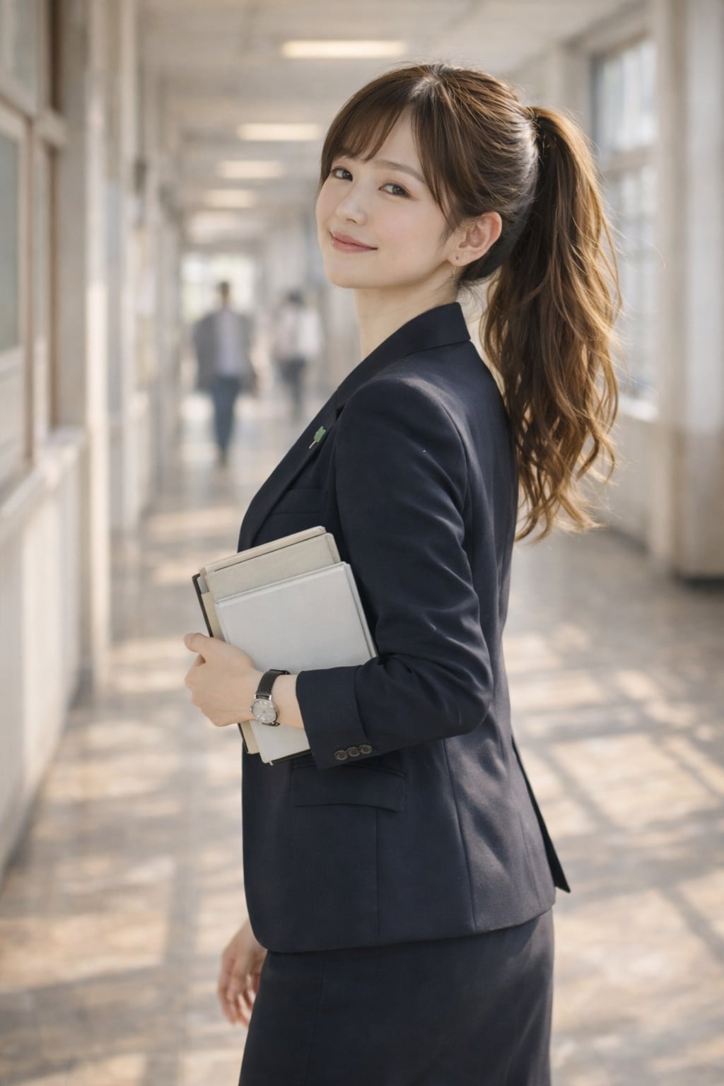 廊下の視線