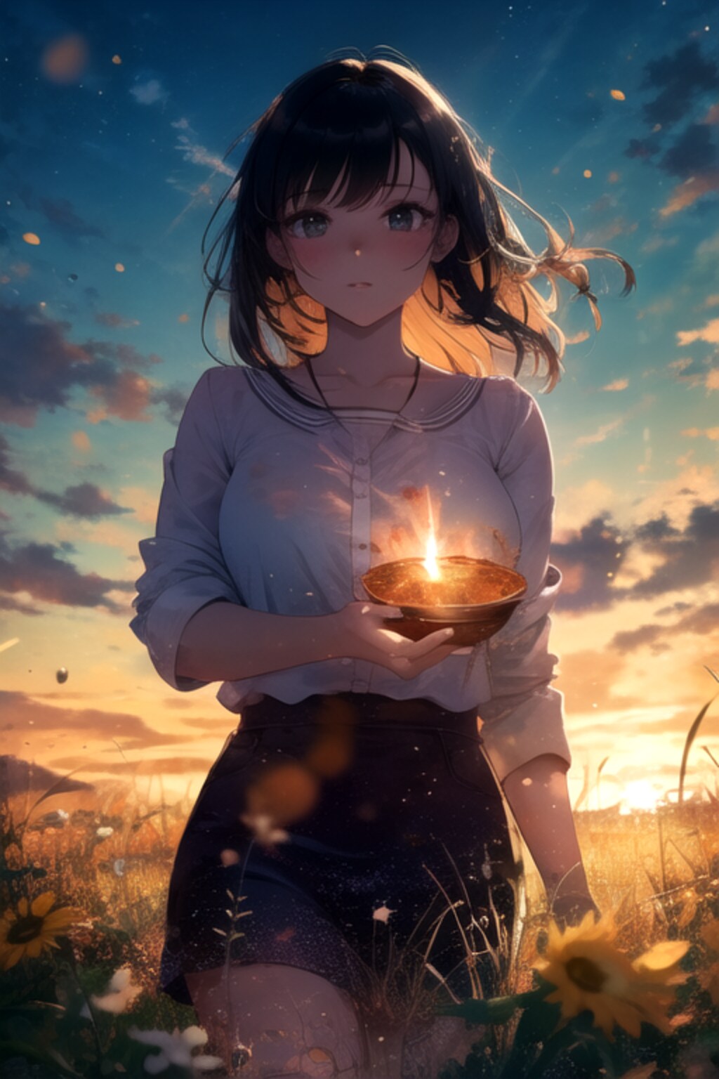 ランプと女子高校生と