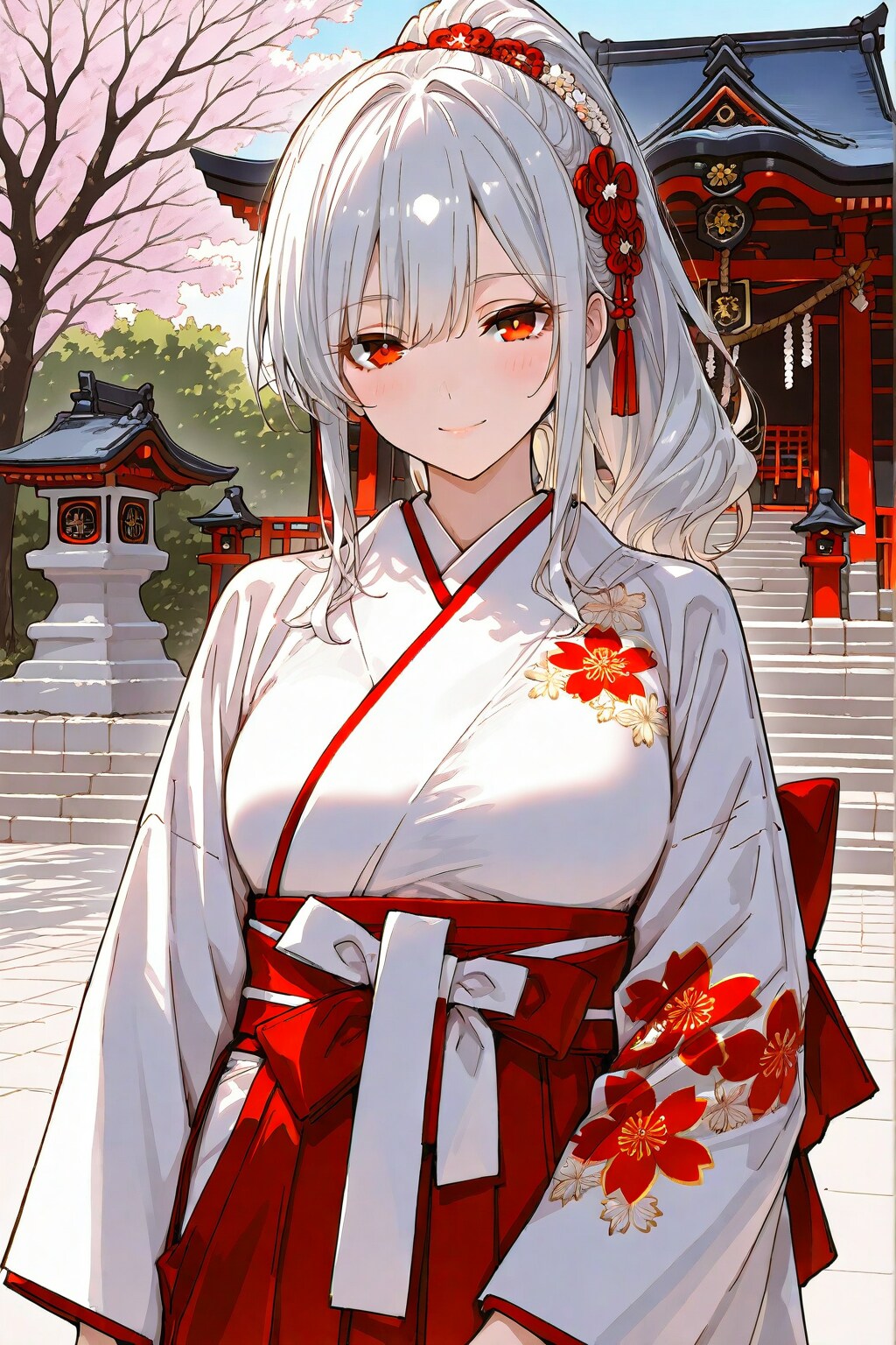 巫女服 | の人気AIイラスト・グラビア