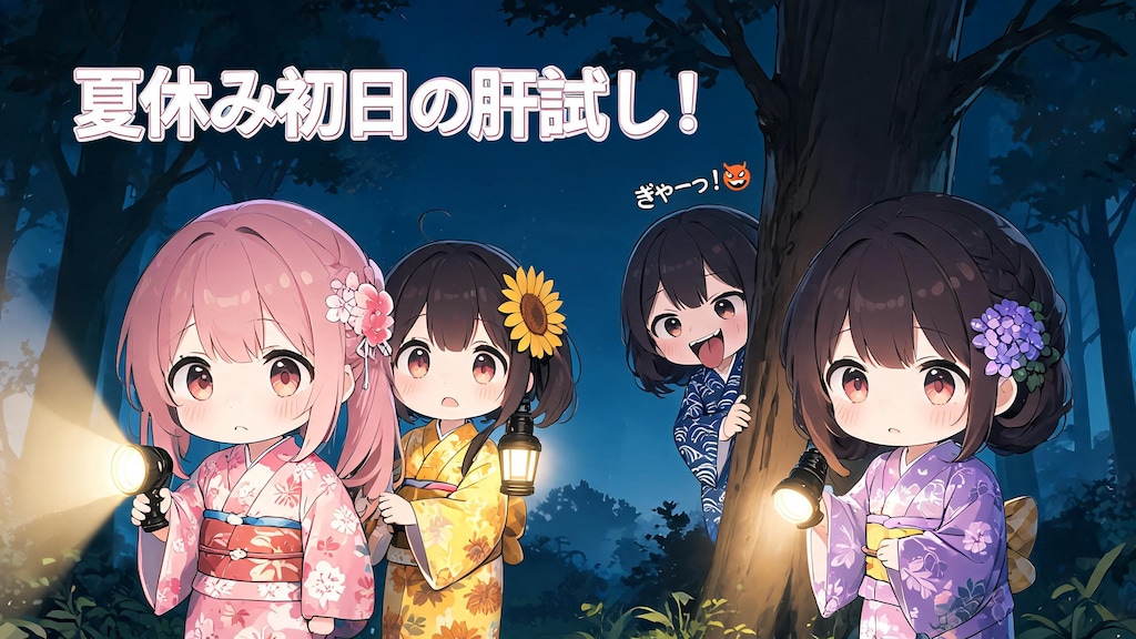今日の夏休み（肝試し１）
