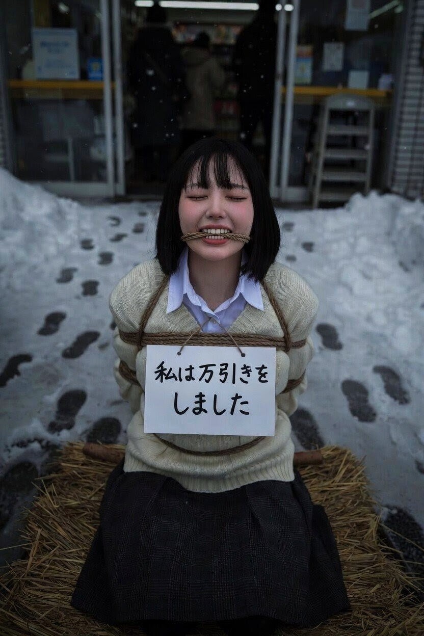 万引き犯に制裁