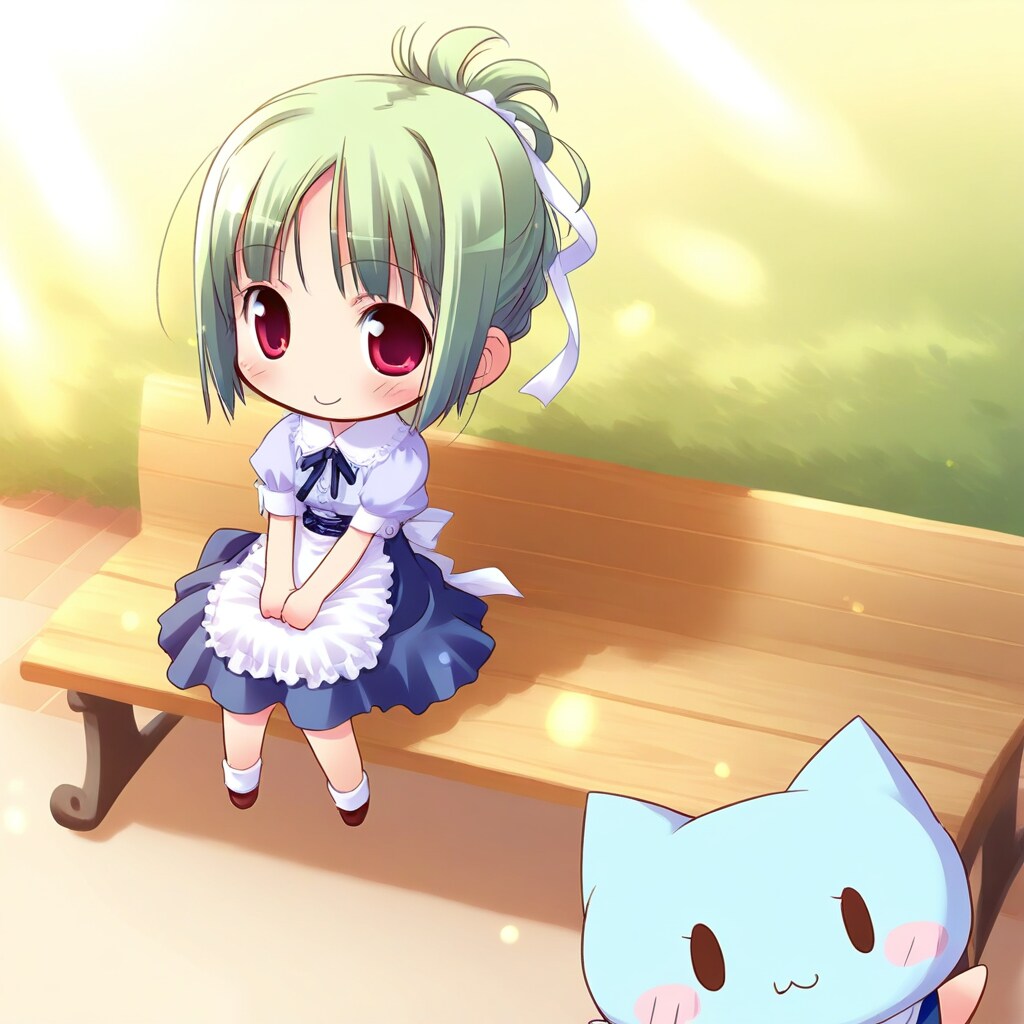 猫とツーショット | の人気AIイラスト・グラビア