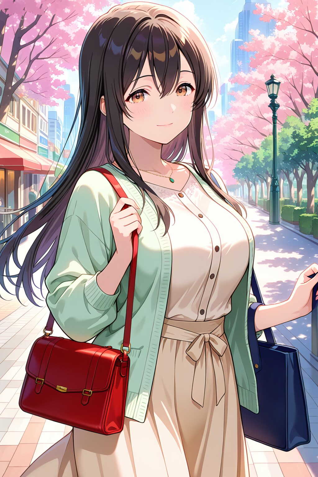 ユリママ　春ファッション