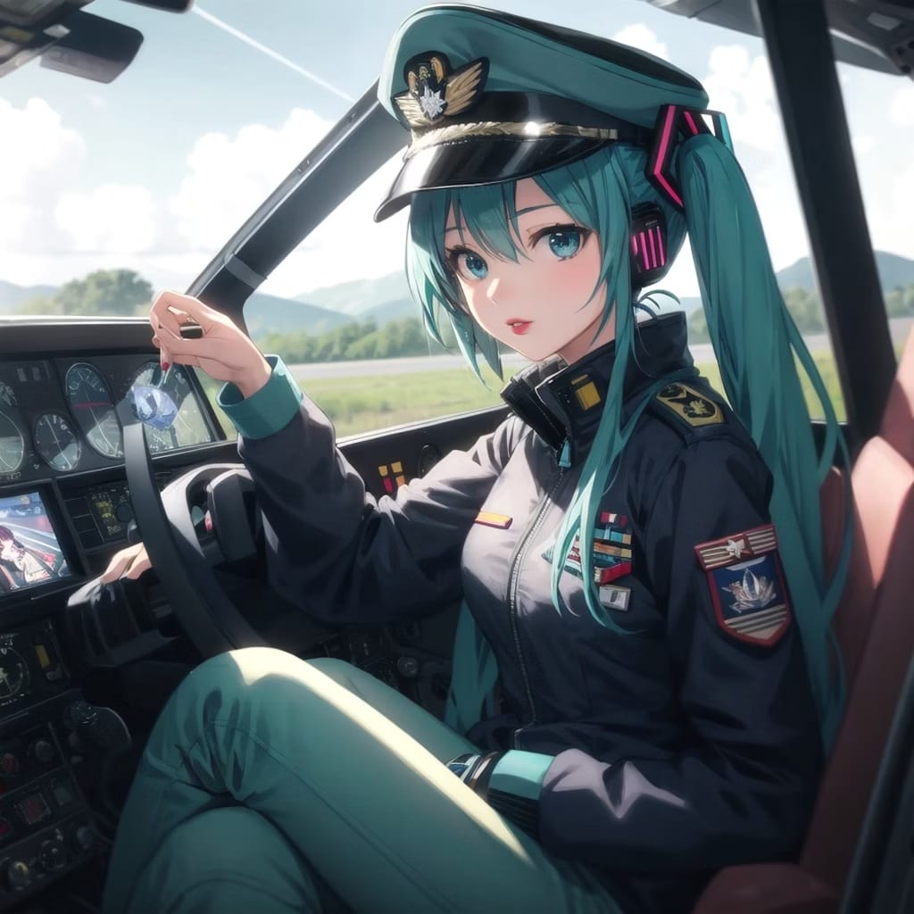 化粧が厚めのミクさん