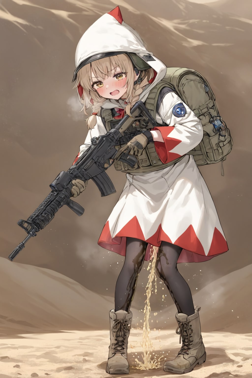 行軍中に漏らした白魔道士