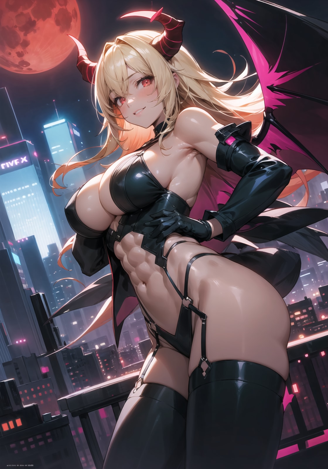 いい色の月だと思わないかい？