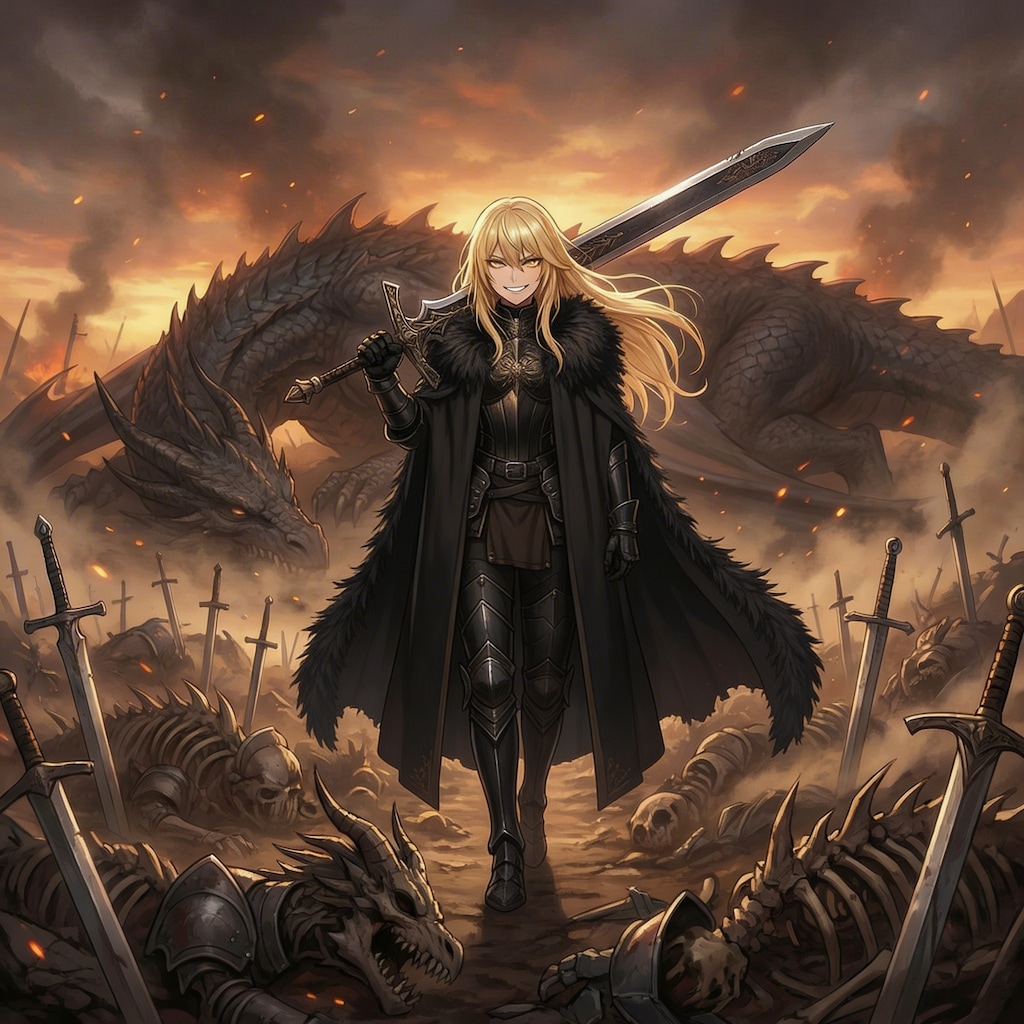 ブロンドの女騎士さん951