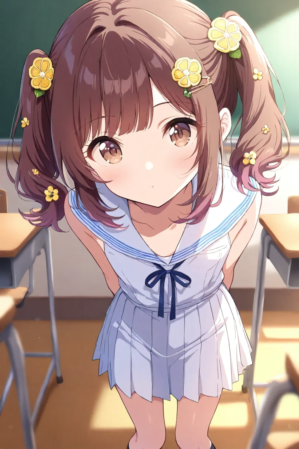 髪飾り付けすぎ