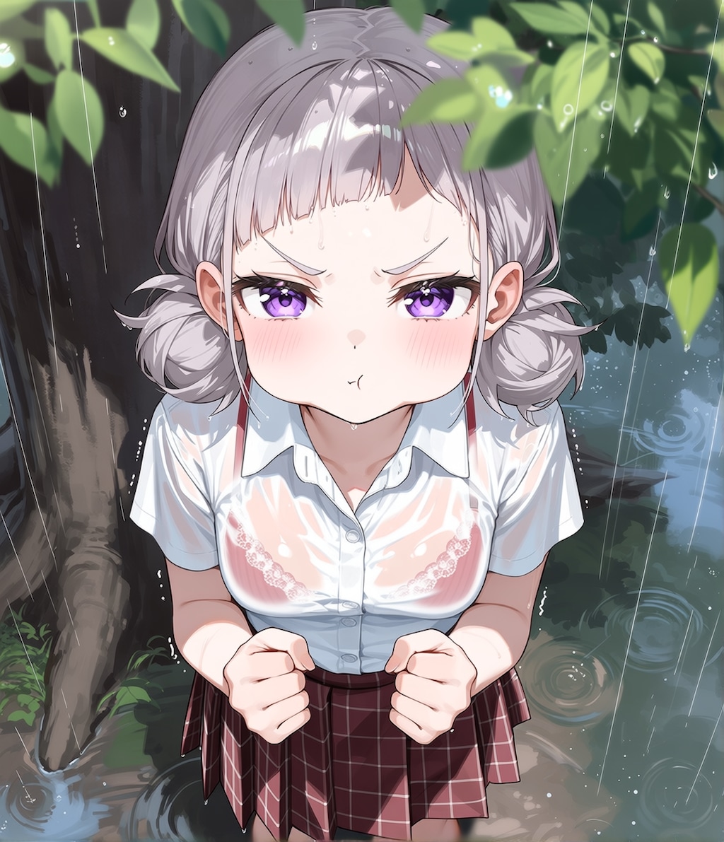 雨のばかー！