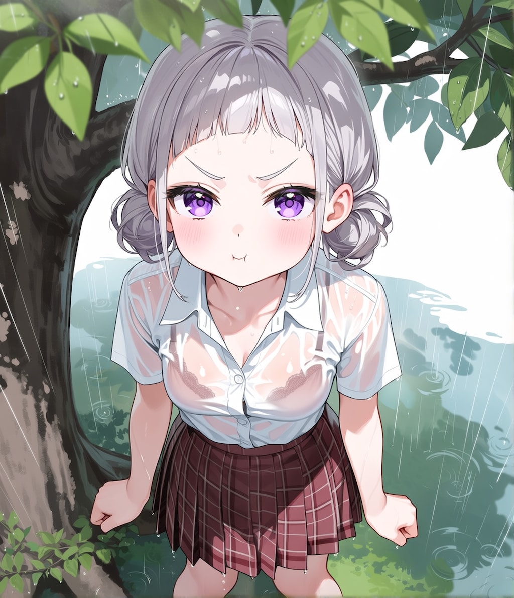 雨のばかー！