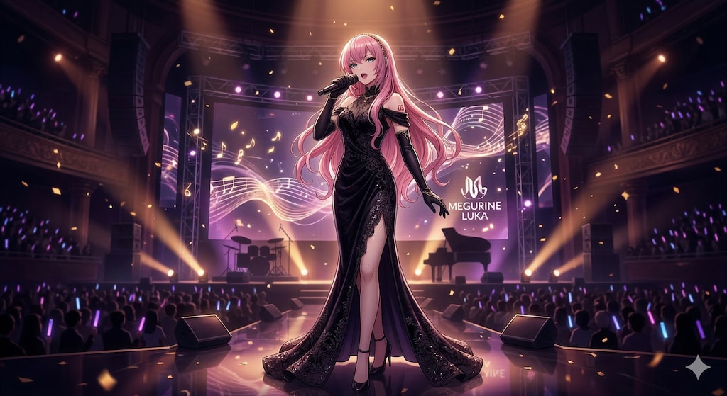 舞台に立つルカさん✨