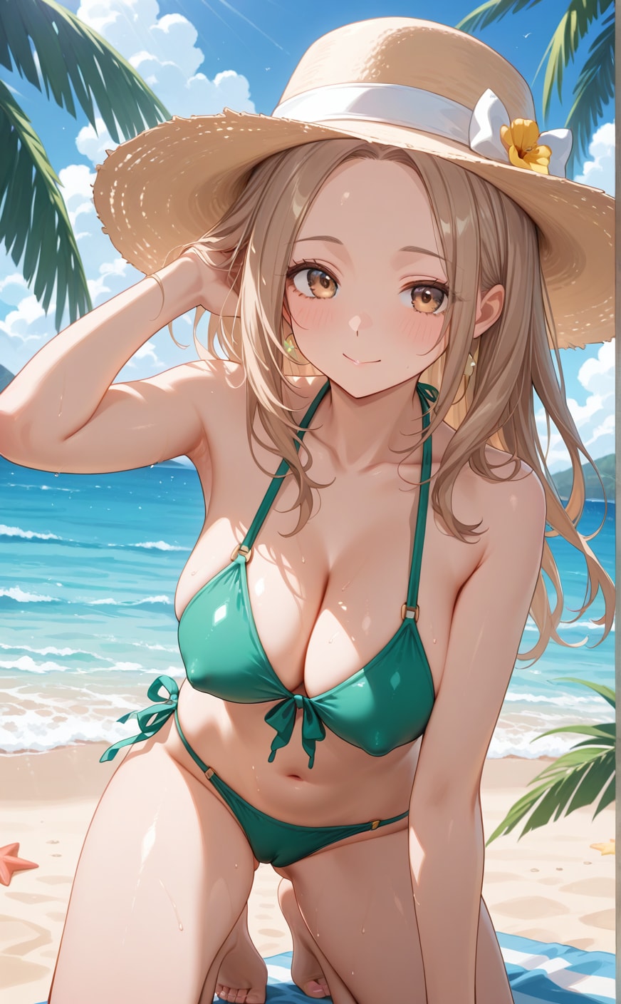 Re.緑ビキニのお姉さん