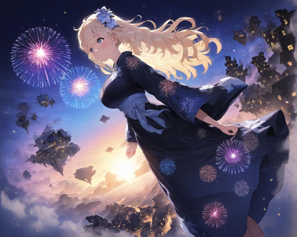 空の上の花火大会　25-08-08