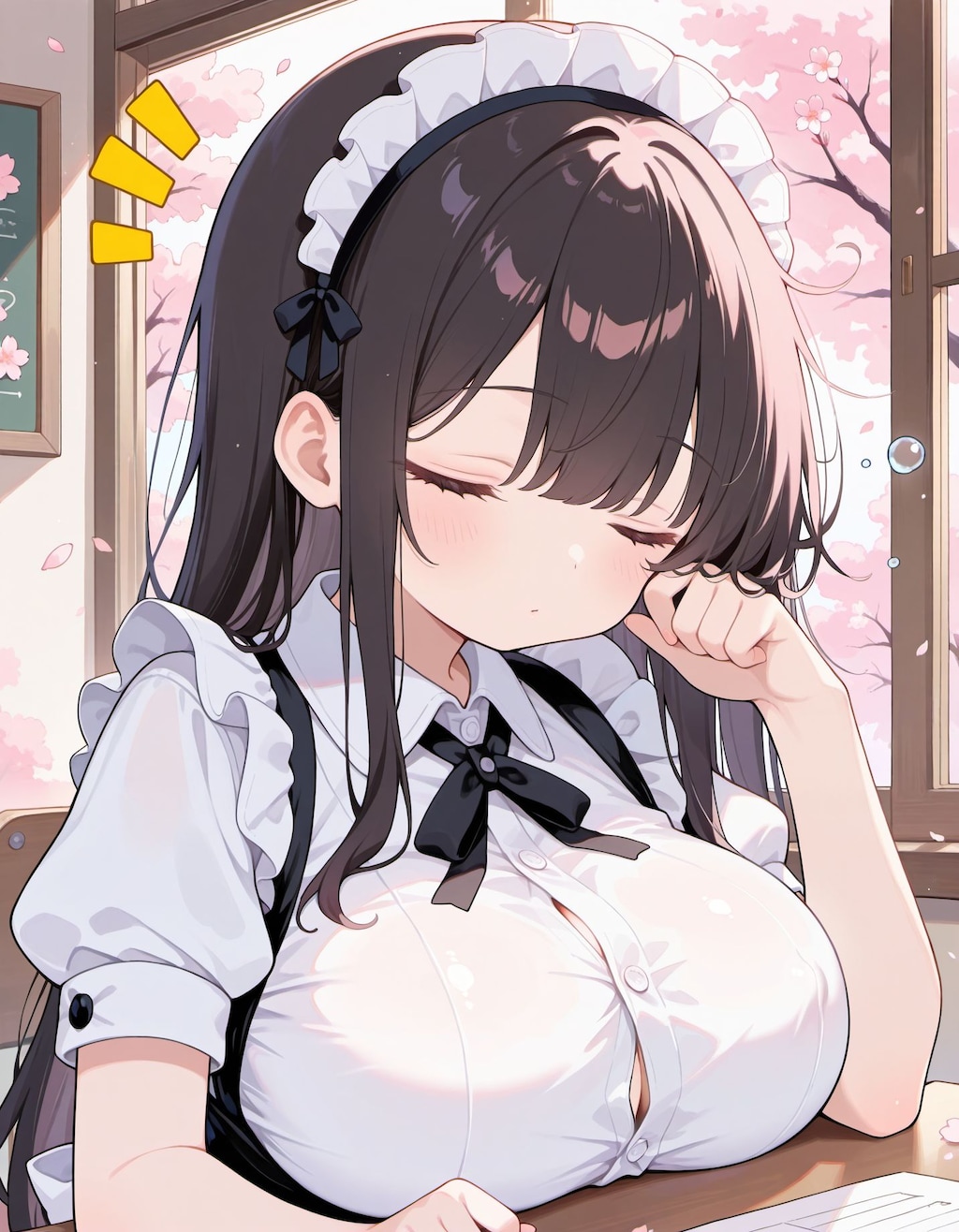 ねむねむメイドさん