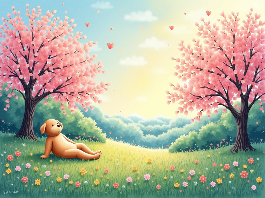 春の子はお休み､お休みお眠りで‥‥