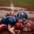 🏈泥まみれの女子アメフト 160 2枚目