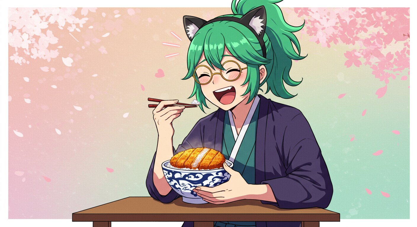 ソースかつ丼イタダキマース！