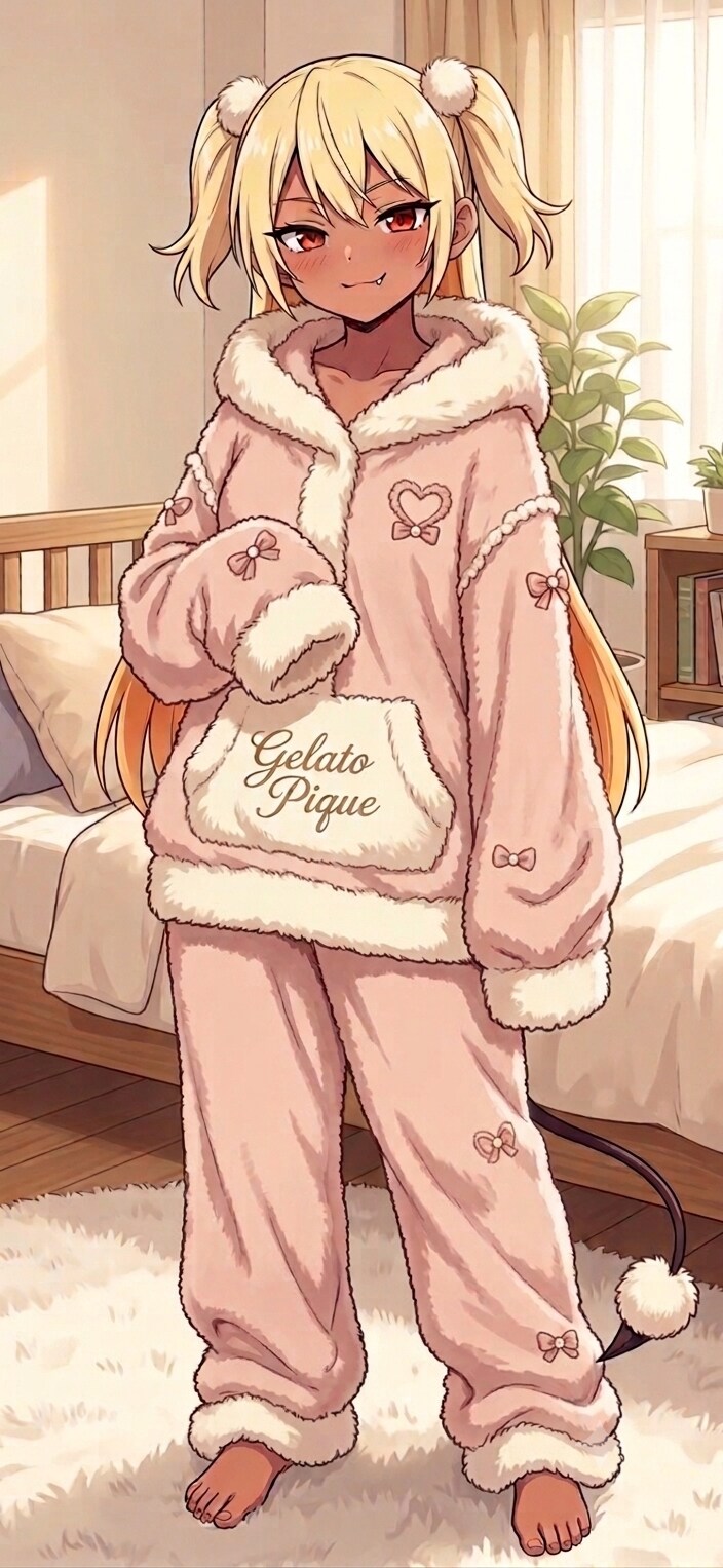 褐色ジェラピケ