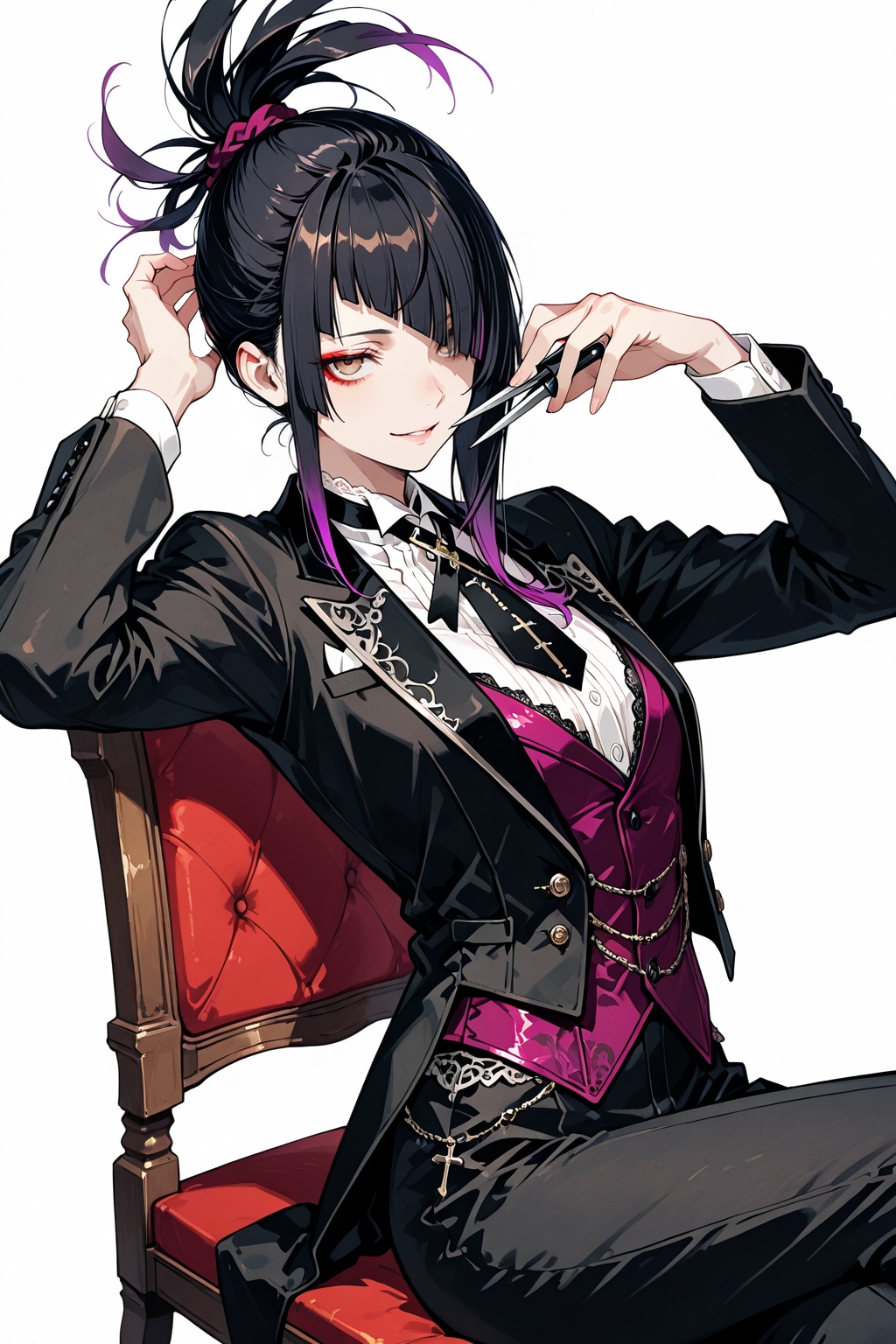 お仕事も出来るちょんまげちゃん