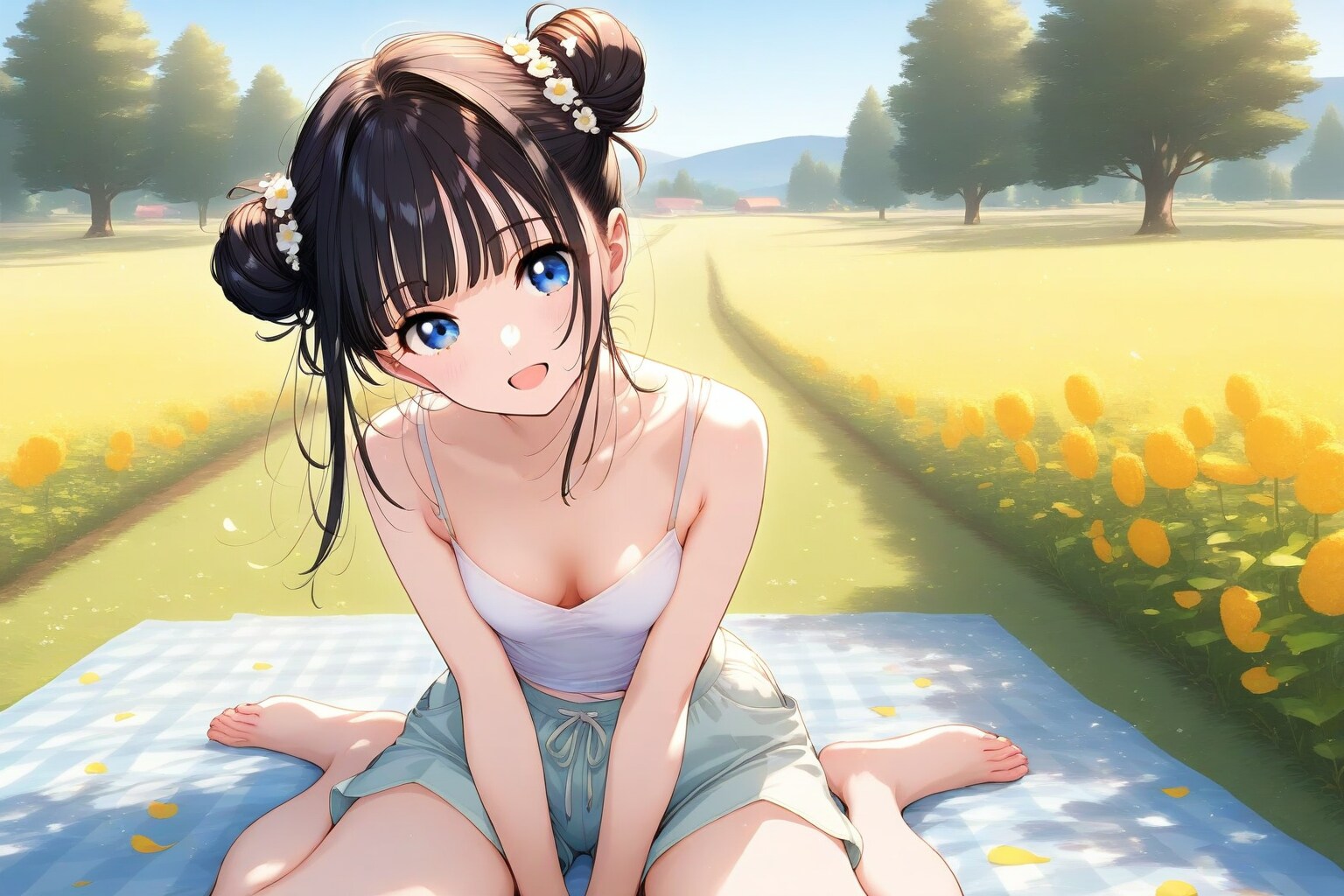 ピクニックのおだんごちゃん🍡✨