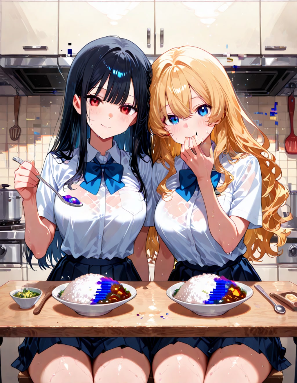 ひやスパカレー試食