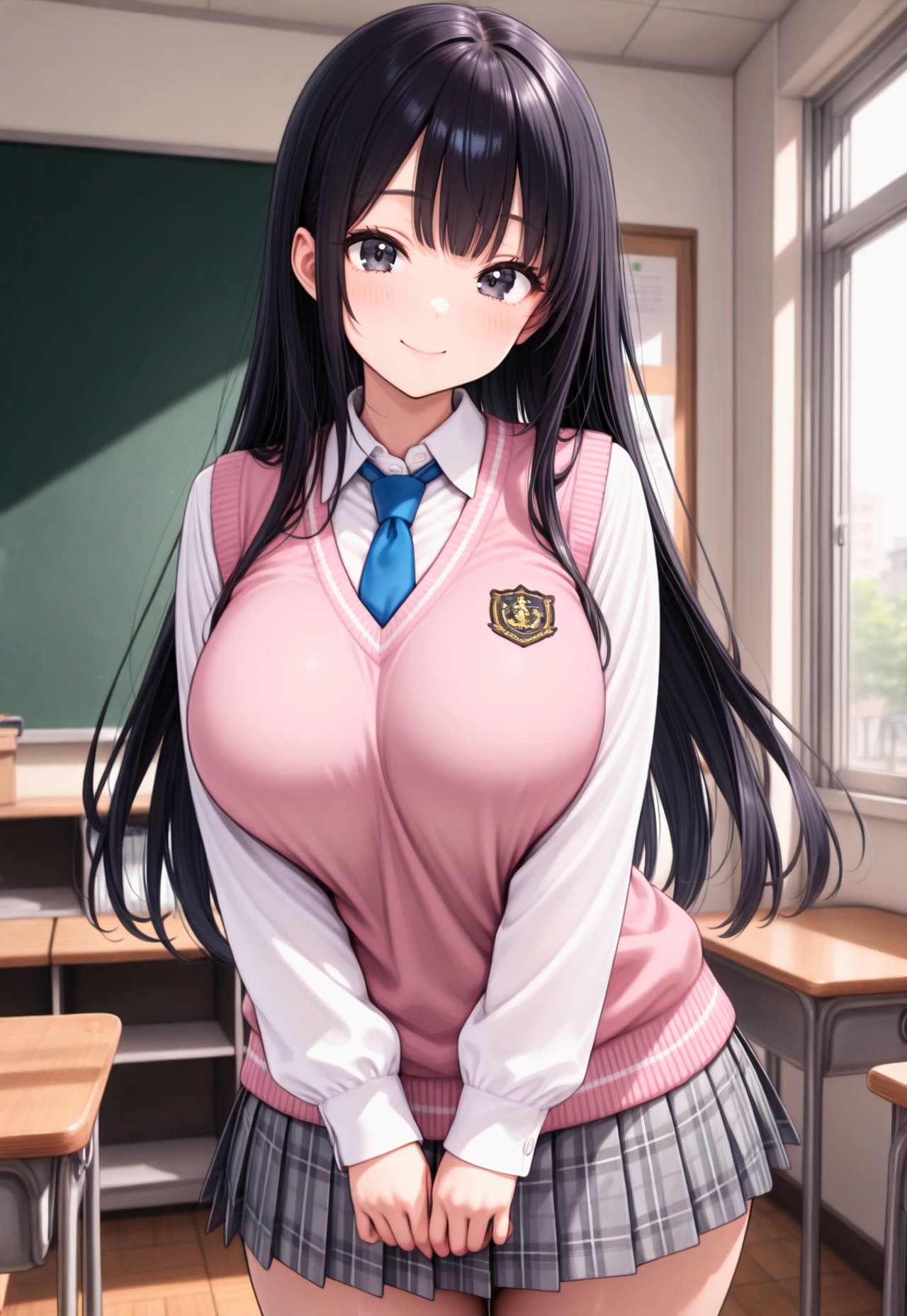 1271（ピンクのベスト） | の人気AIイラスト・グラビア