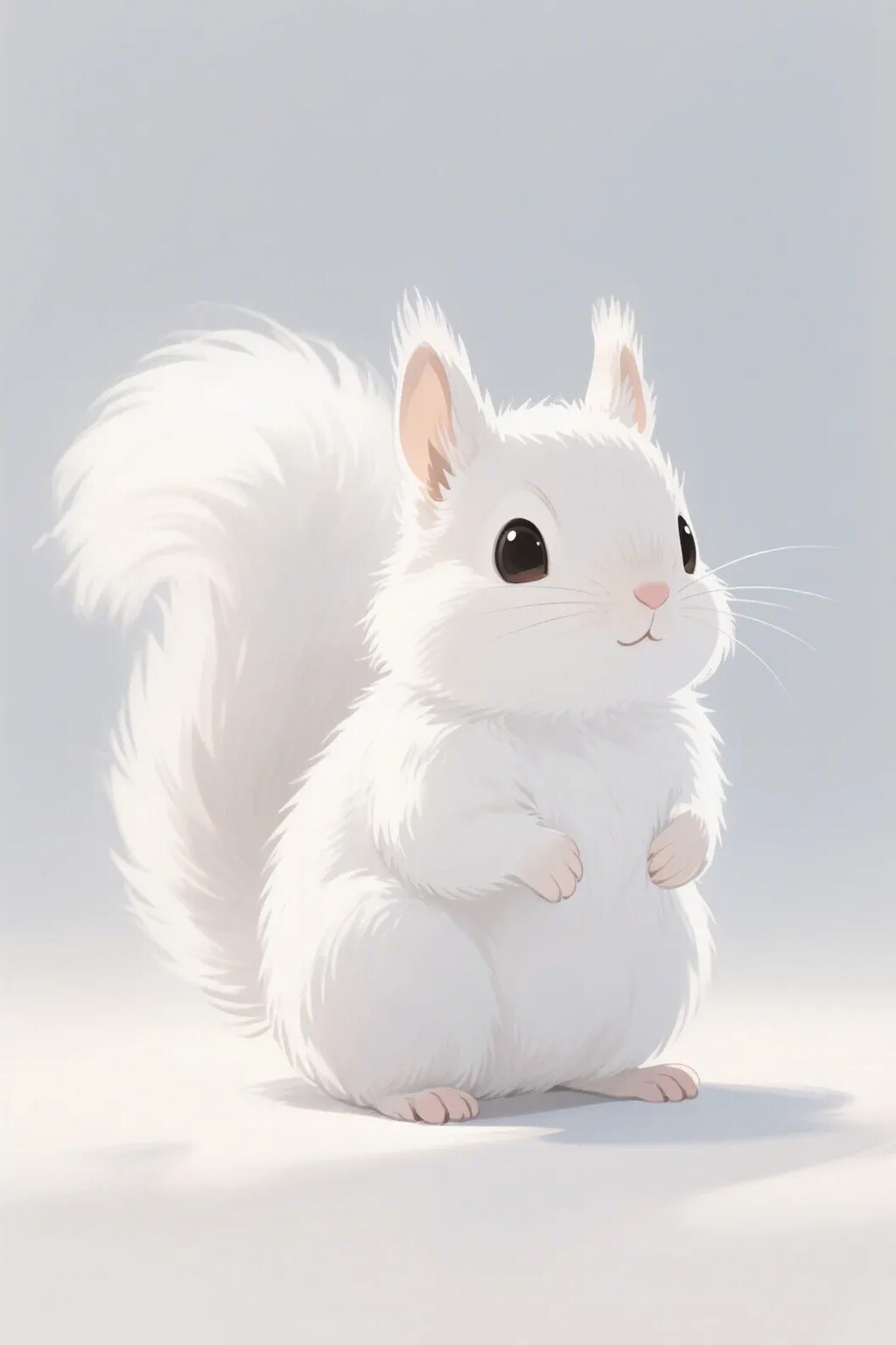 【ねず耳にむチュウ！企画に参加】白リス