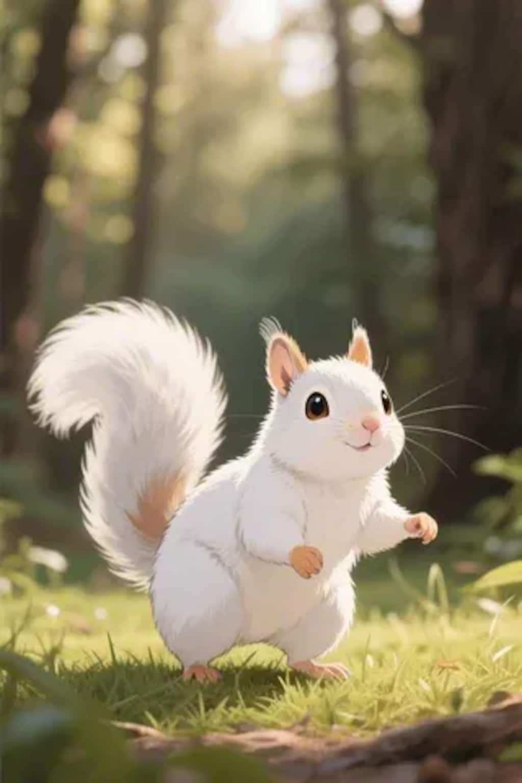 【ねず耳にむチュウ！企画に参加】白リス