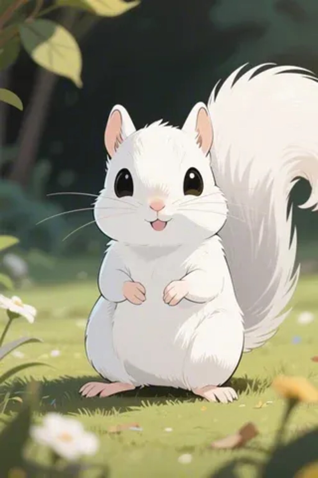 【ねず耳にむチュウ！企画に参加】白リス