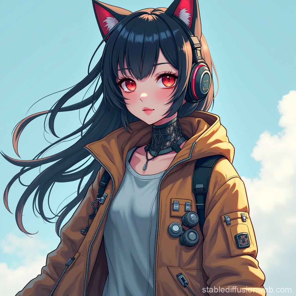 猫耳ヘッドホン | の人気AIイラスト・グラビア