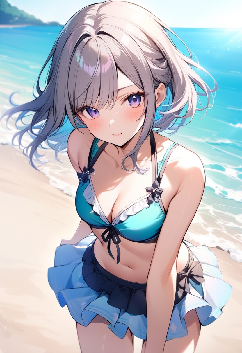 綺麗なビーチにて