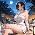 月夜の湯 2枚目