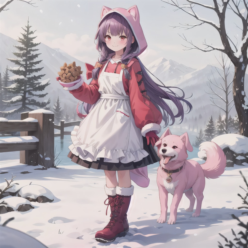 紫髪ロングの少女２