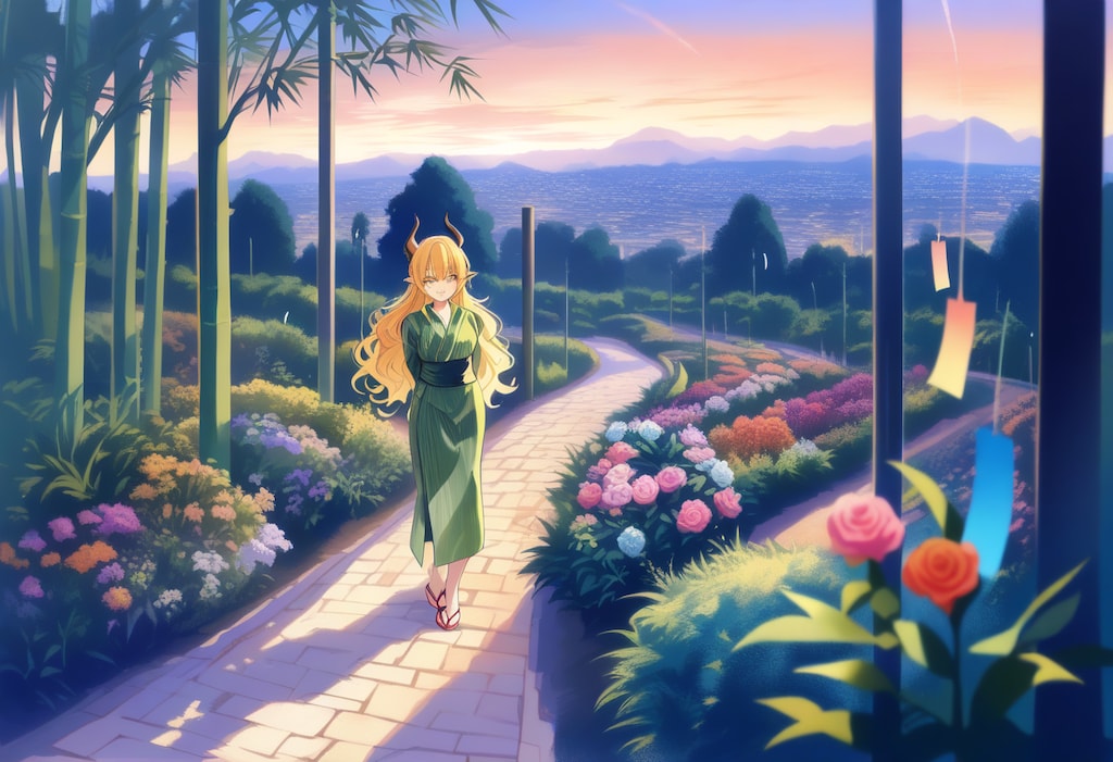 ナターシャ(なんじゃ、ぼーっとして？)[days AI]