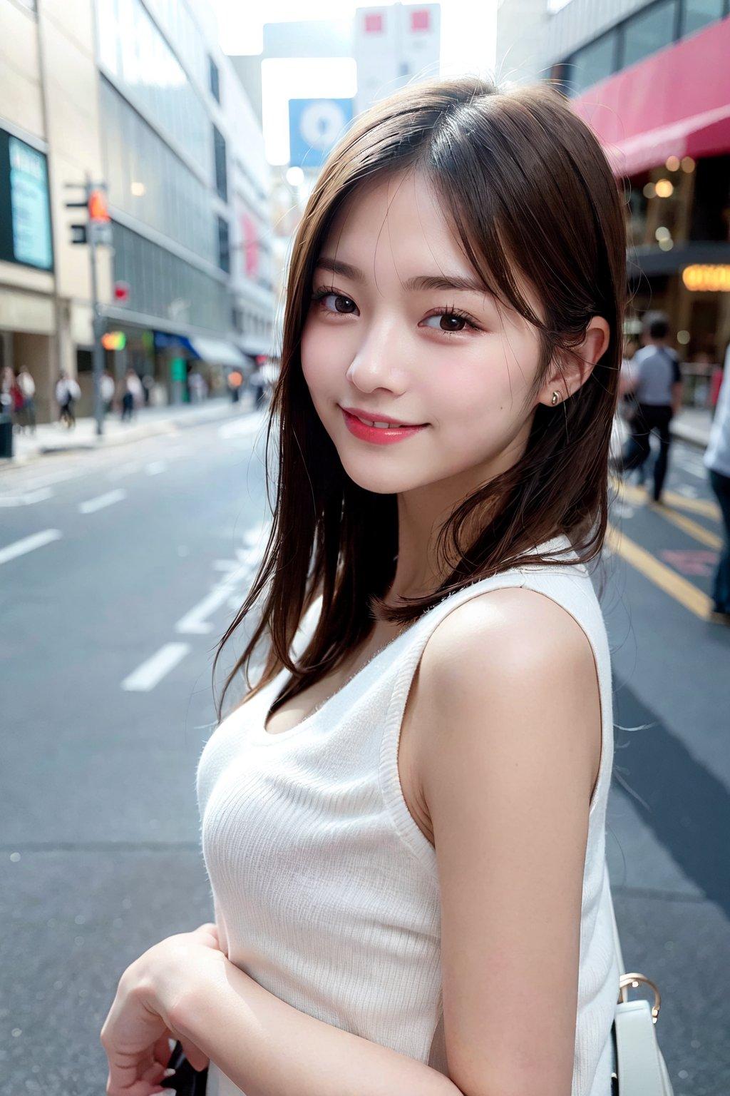 街中の可愛いお姉さんにインタビュー①