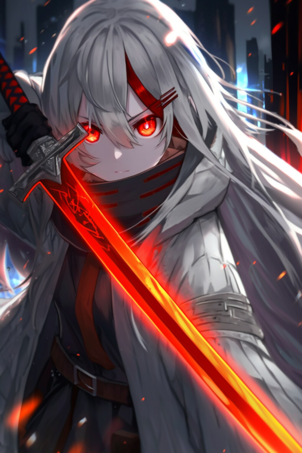 red sword