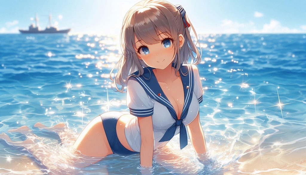 セーラー服＋水着