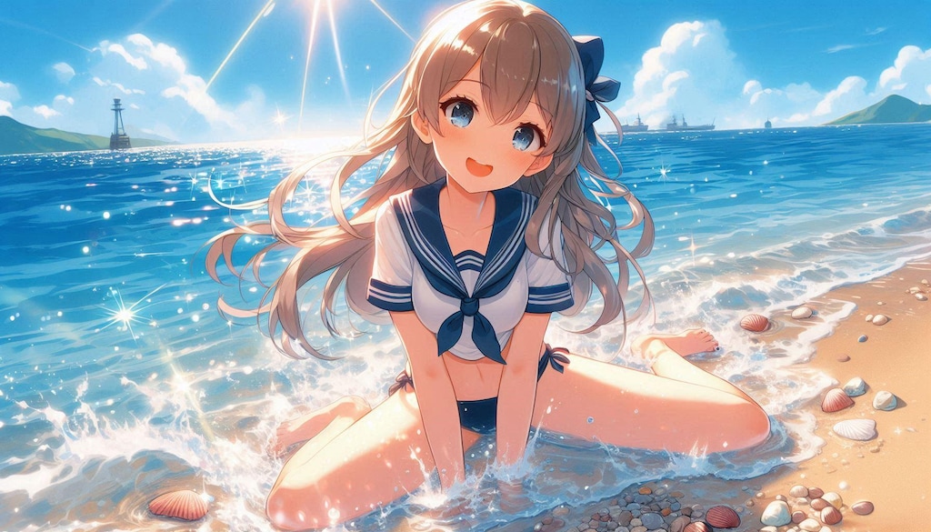 セーラー服＋水着