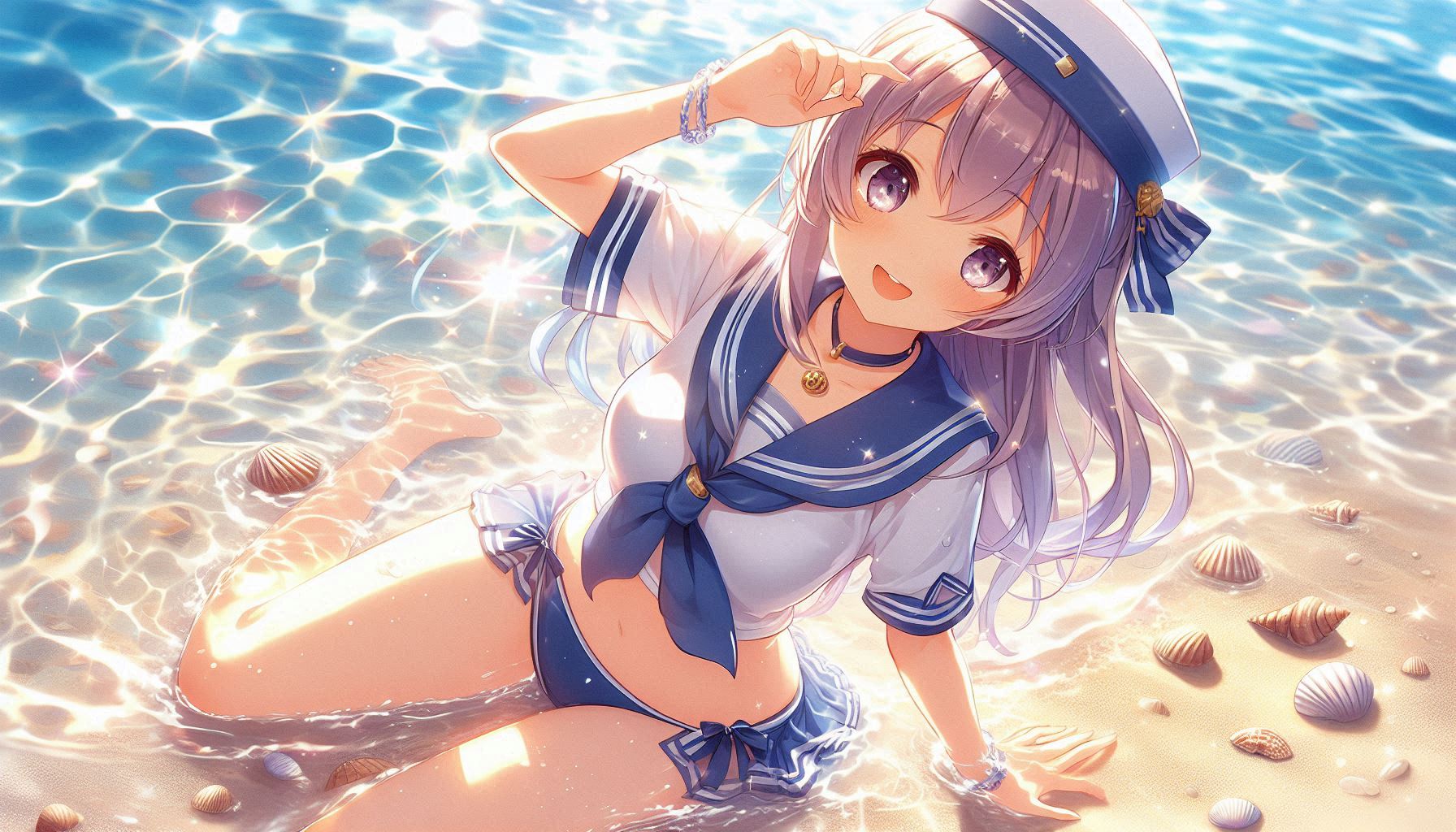 セーラー服＋水着