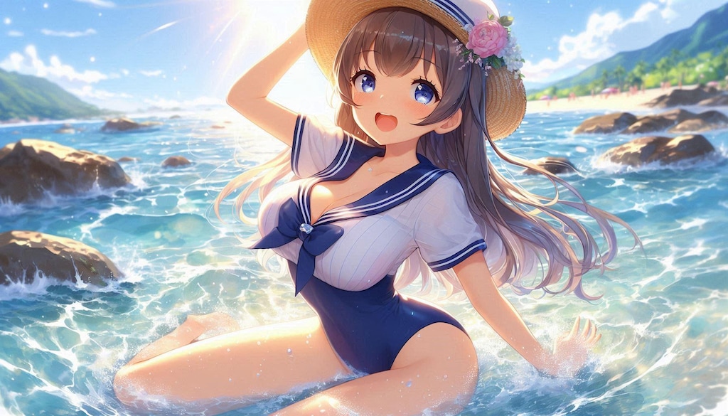 セーラー服＋水着