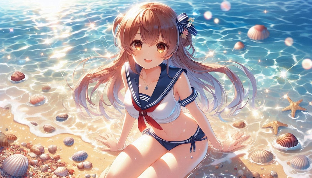 セーラー服＋水着