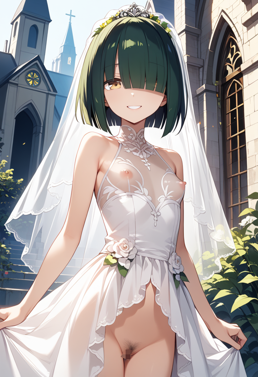 シースルー結婚式　先輩