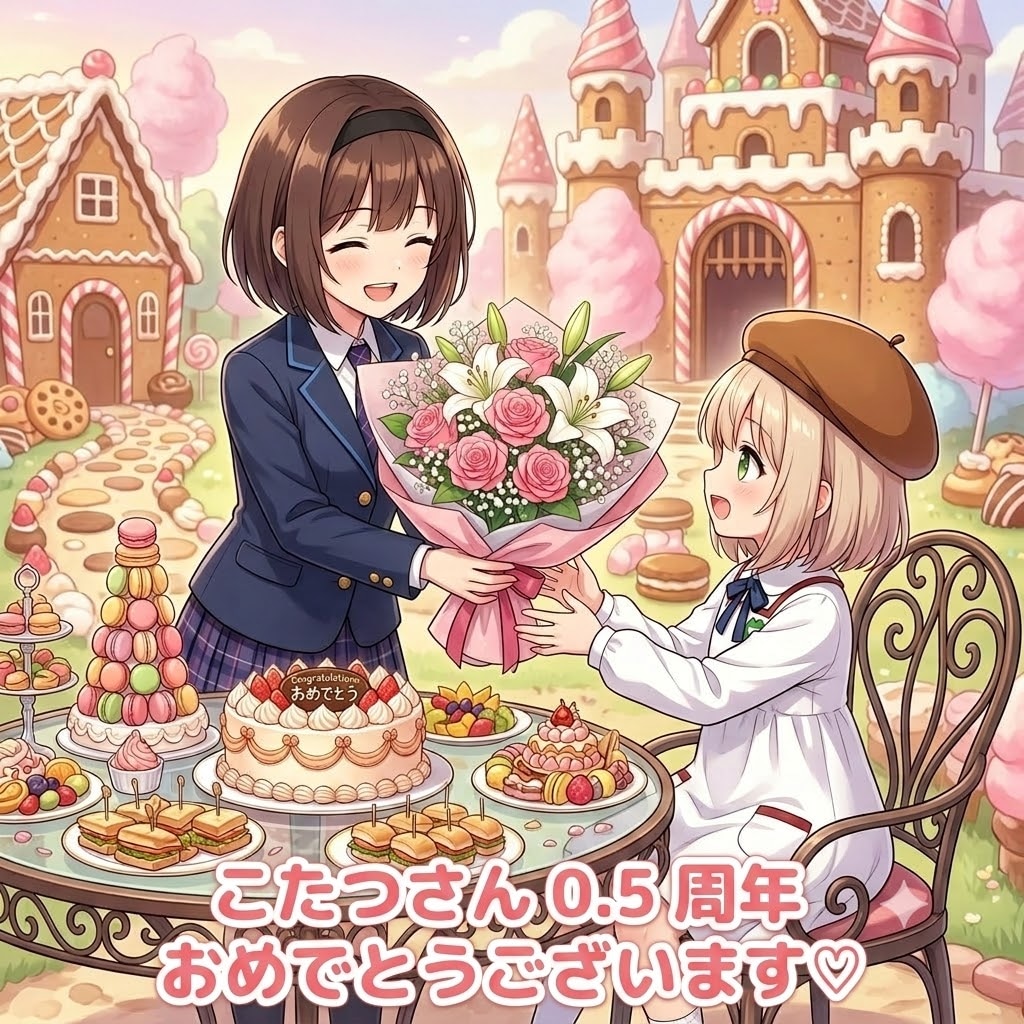 こたつさん0.5周年お祝いFA