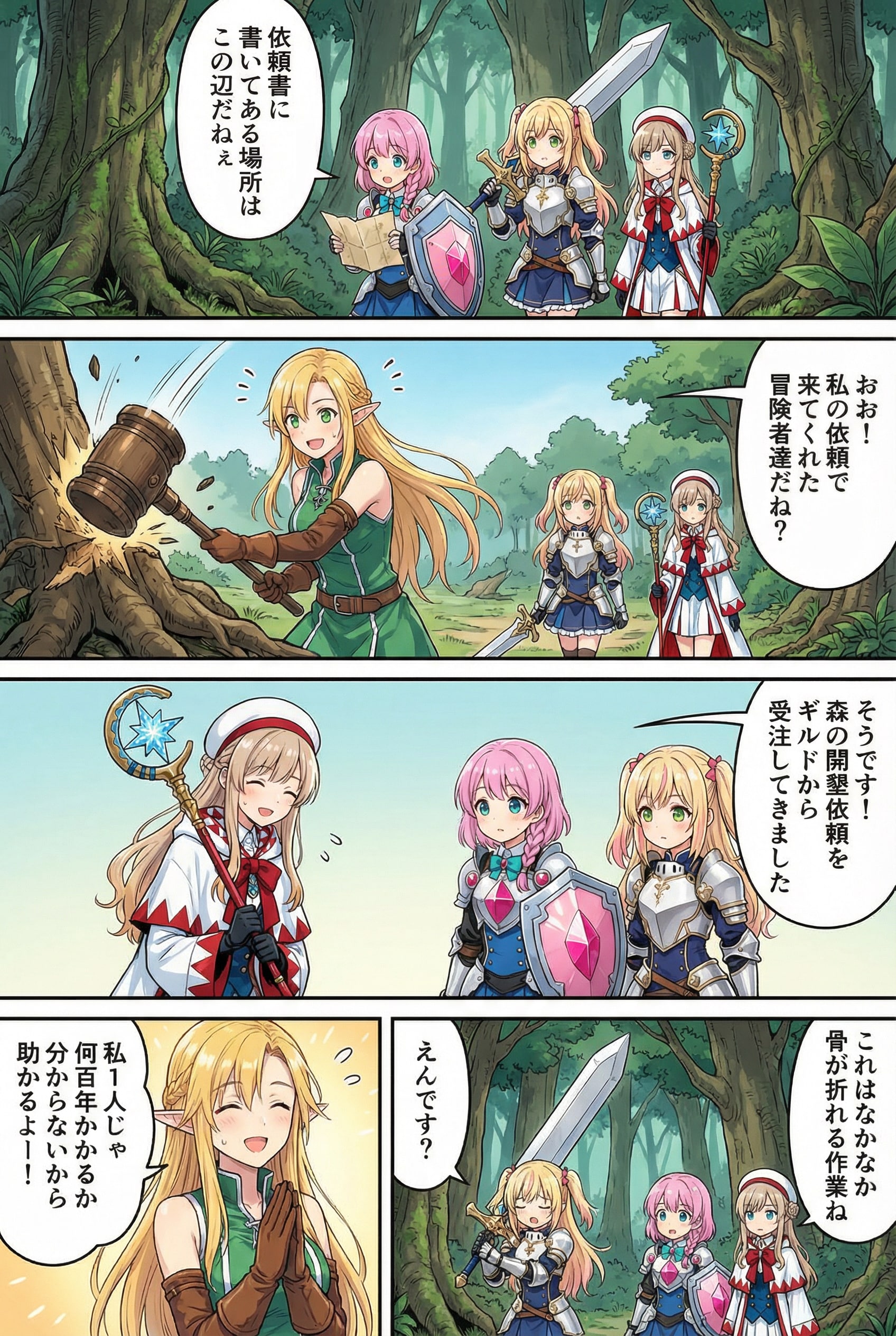 clear the forest | の人気AIイラスト・グラビア